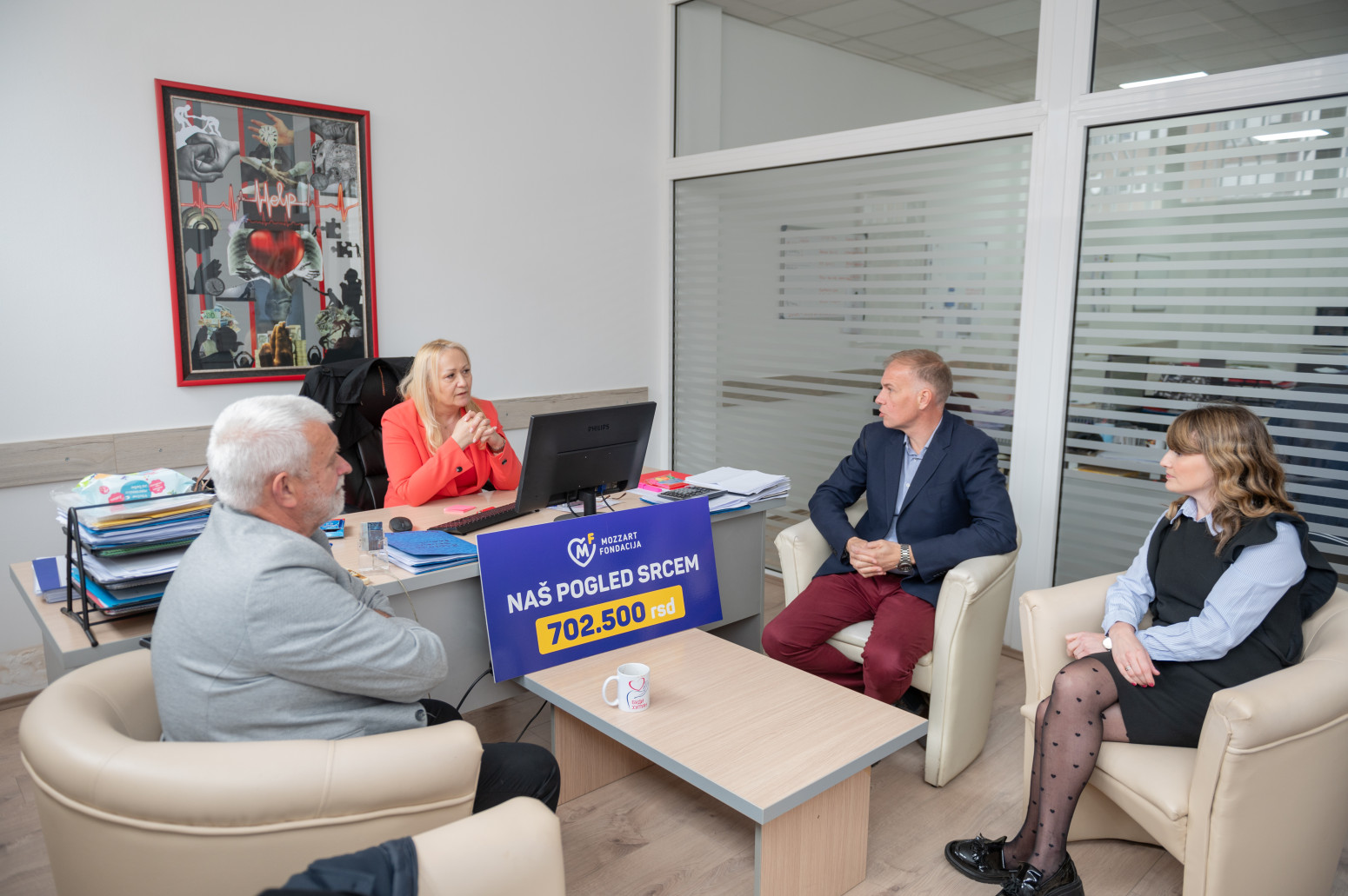 Poznati šire Pogled srcem - Dragan Zdravković i Fondacija Mozzart uručili donaciju za Budi Human