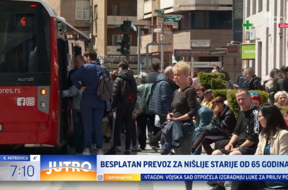 Besplatan prevoz za Nišlije starije od 65 godina VIDEO