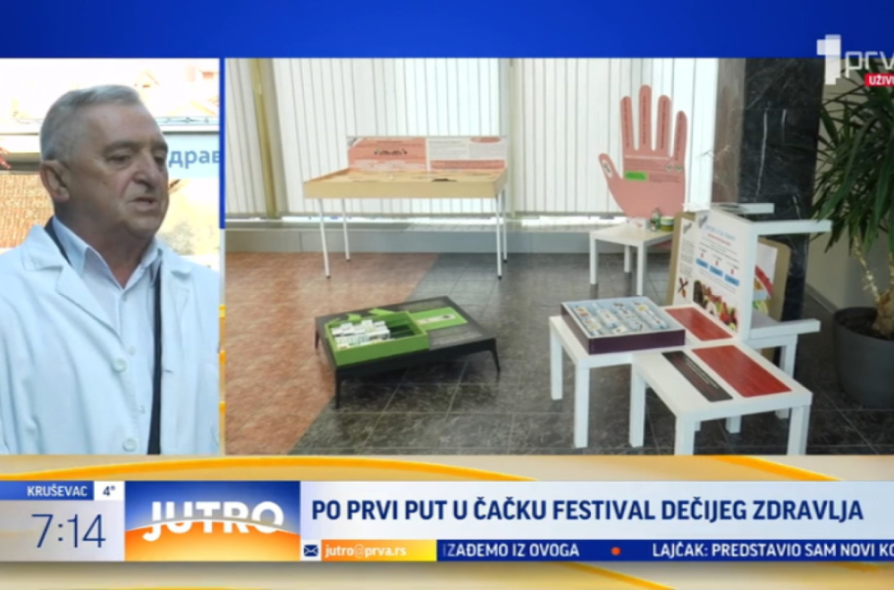 Po prvi put u Čačku Festival dečijeg zdravlja VIDEO