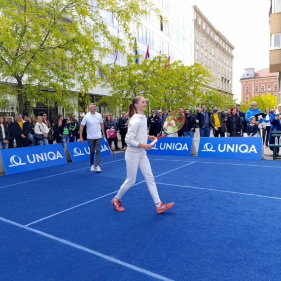 B92.sport na neobičnom spektaklu: Ivanišević sa Srpkinjom usred Zagreba igrao tenis FOTO/VIDEO