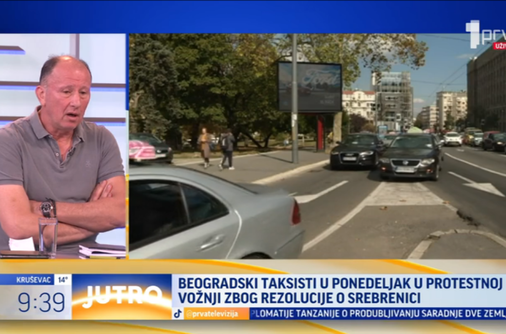 Najavljeno je: Taksisti uskoro protestuju zbog rezolucije o Srebrenici VIDEO