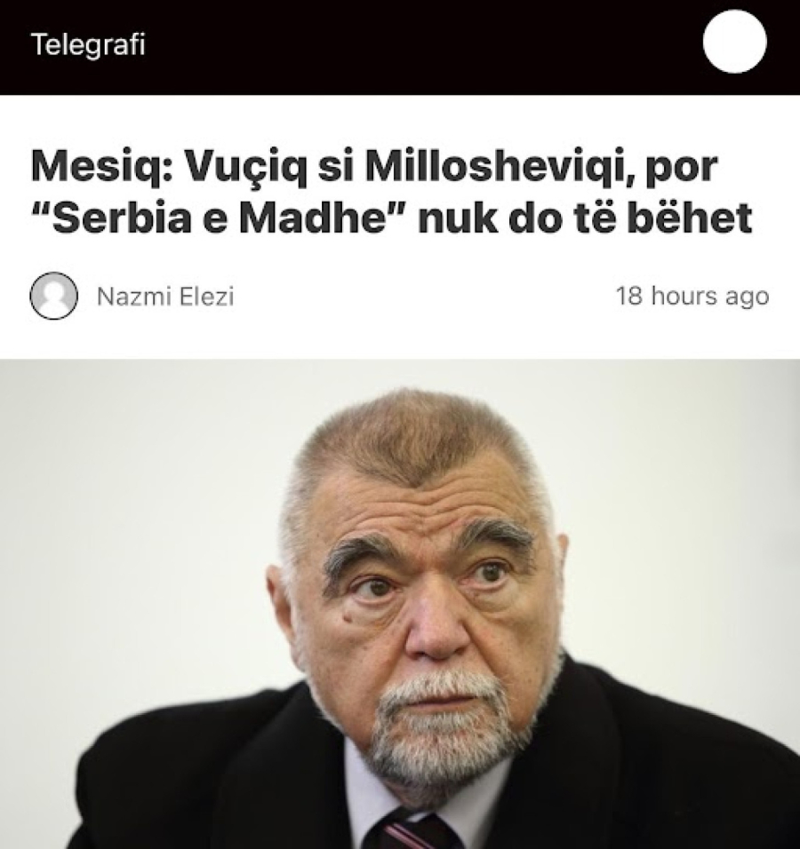 Stipe Mesić u ofanzivi laži i uvreda protiv Vučića i Srbije na skupu koji promoviše veliku Albaniju FOTO
