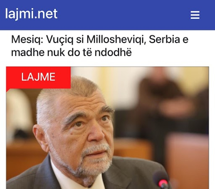 Stipe Mesić u ofanzivi laži i uvreda protiv Vučića i Srbije na skupu koji promoviše veliku Albaniju FOTO