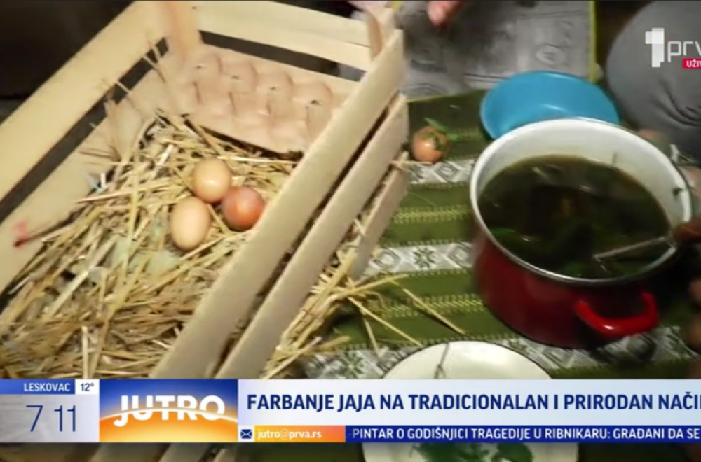 Ovako se tradicionalno farbaju jaja u Zapadnoj Srbiji VIDEO