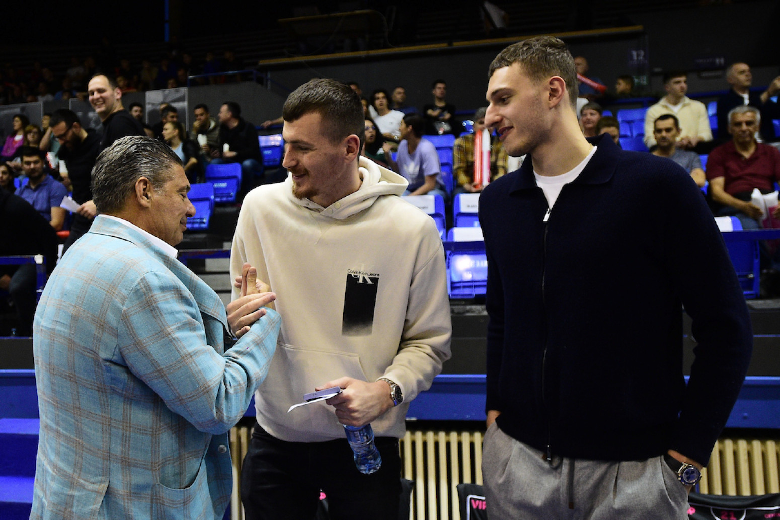 Specijalni gosti na utakmici Mege i Zvezde FOTO