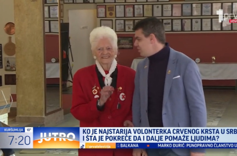 Ovo je najstarija volonterka Crvenog krsta u Srbiji VIDEO