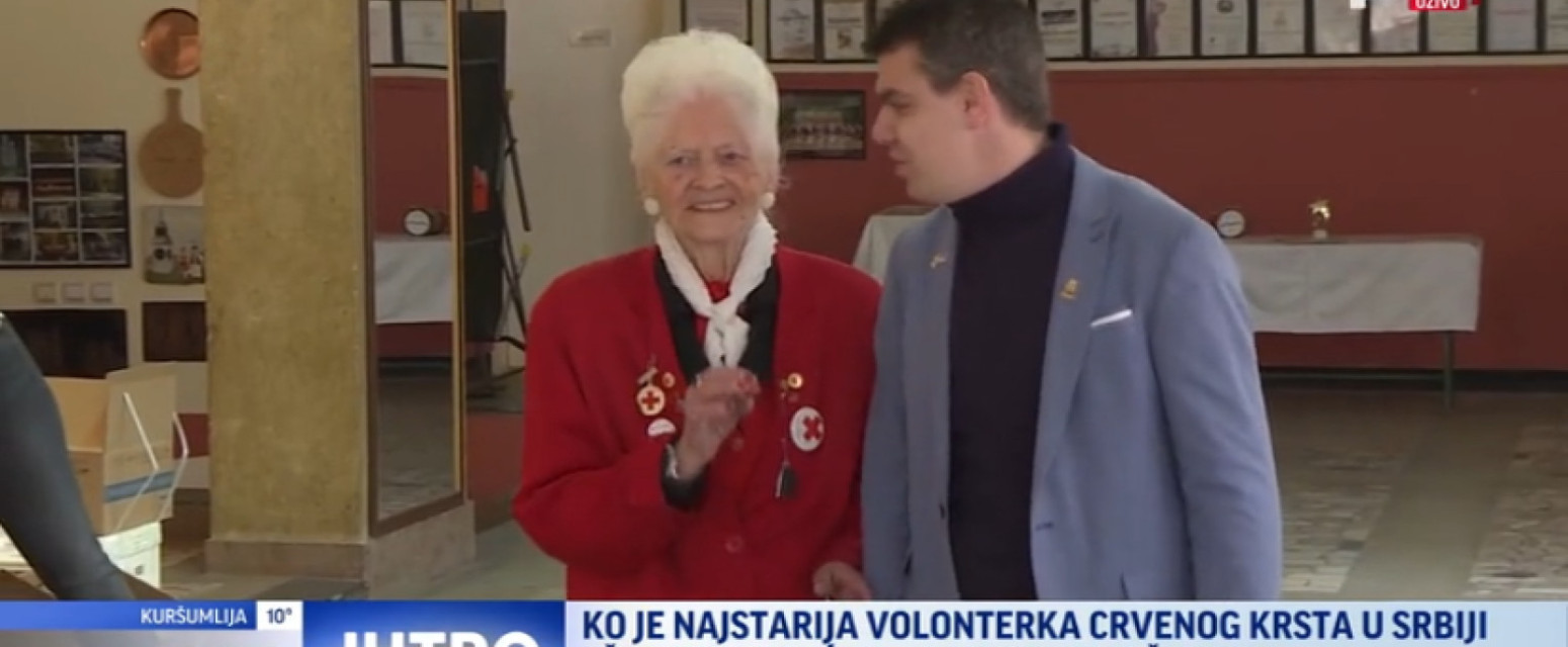 Ovo je najstarija volonterka Crvenog krsta u Srbiji VIDEO