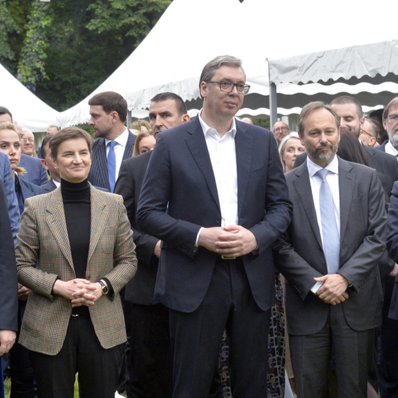 Vučić na proslavi Dana Evrope: Srbiji je najvažniji mir i da ne zaostaje za nekim zemljama EU FOTO