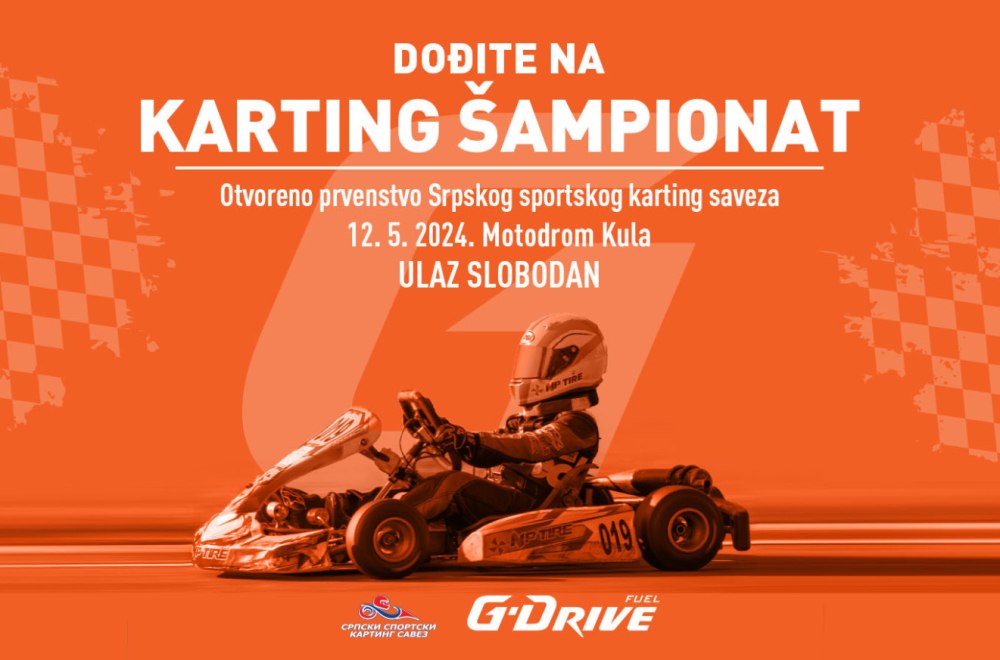 Doživite G-Drive #takomoćno karting iskustvo – Čekamo te na drugoj trci karting šampionata!