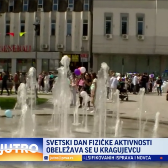 Prepun trg mladih: Ovako su Kragujevčani proslavili Svetski dan fizičke aktivnosti VIDEO