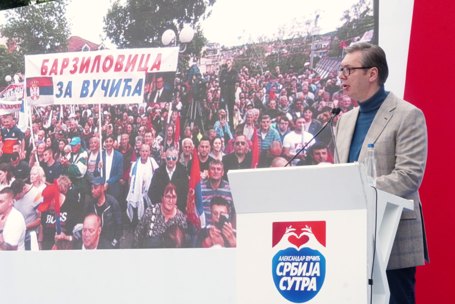 Vučić in Lazarevac: They will hurt Serbia hard, but we will save our honor PHOTO/VIDEO