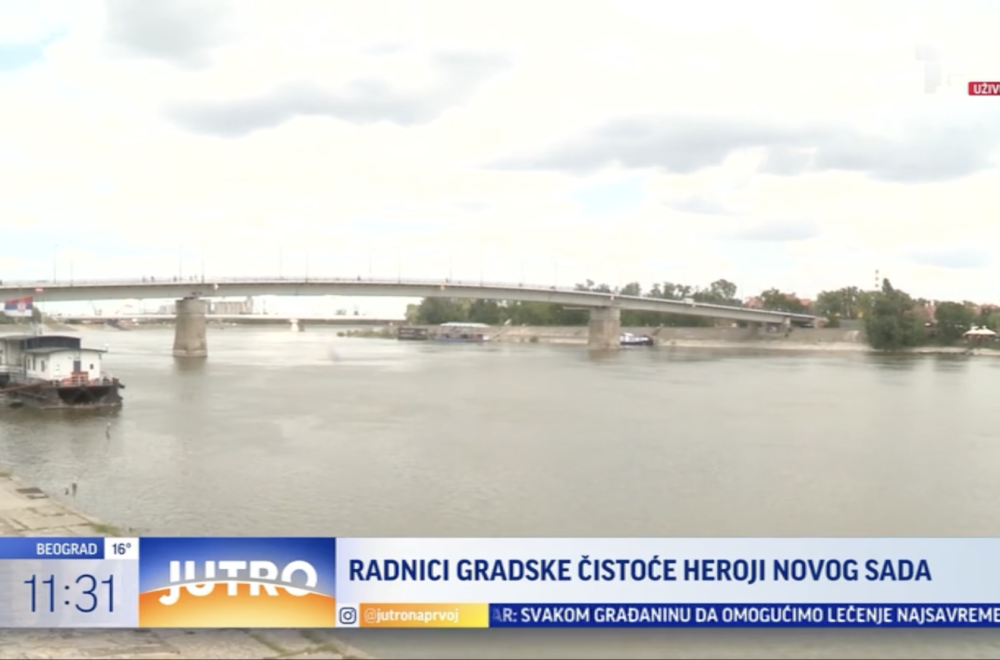 Radnici "Gradske čistoće" heroji Novog Sada VIDEO