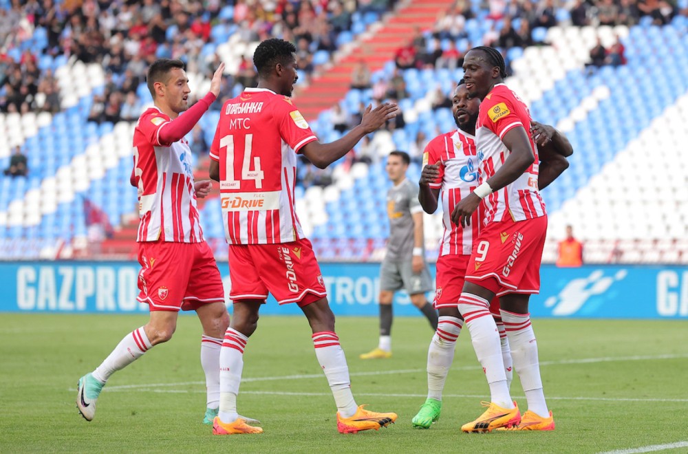 Trijumf Zvezde u goleadi – Šerif nastavio seriju