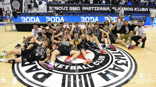 Partizanovi kadeti prvaci Srbije – sin Predraga Danilovića tuguje