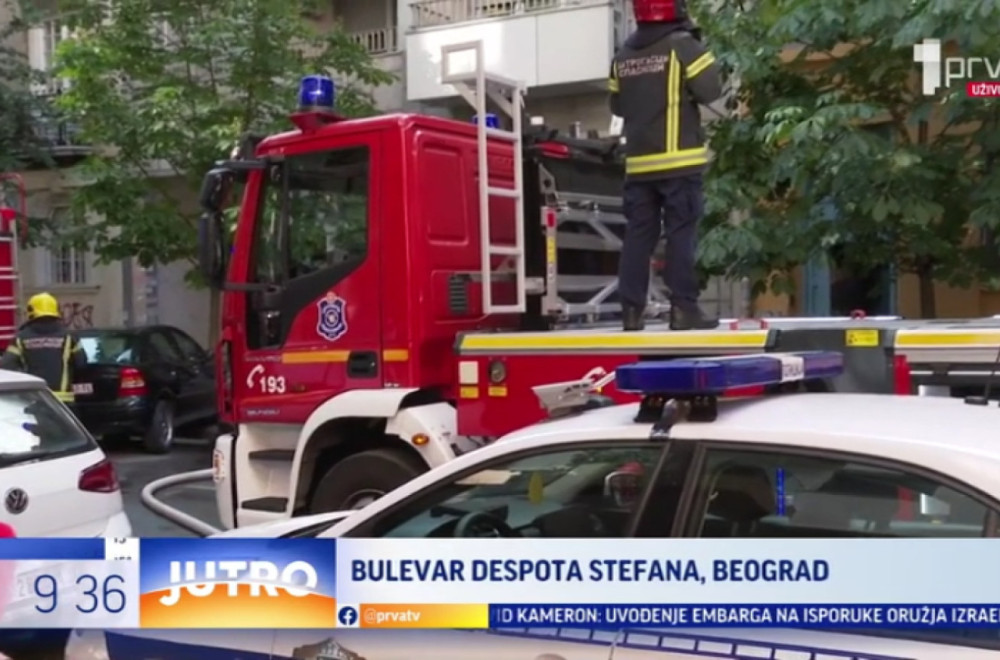 Potvrđeno za B92.net: Lokalizovan požar u centru Beograda; Vatrogasci još uvek na terenu FOTO/VIDEO