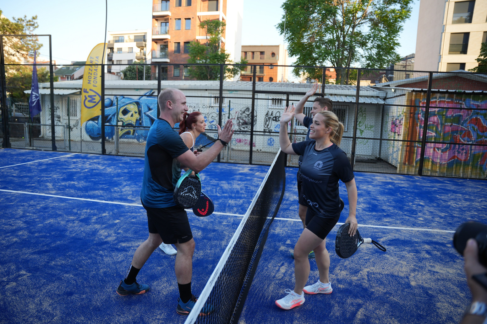 Hoće neko na padel? Fondacija Mozzarta otvorila još jedan teren u Čuburskom parku