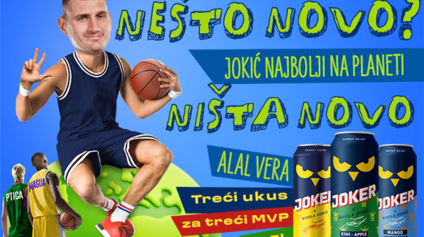 Helikopter i dronovi u Somboru: Zemlja Nikole Jokića slavi treći MVP!