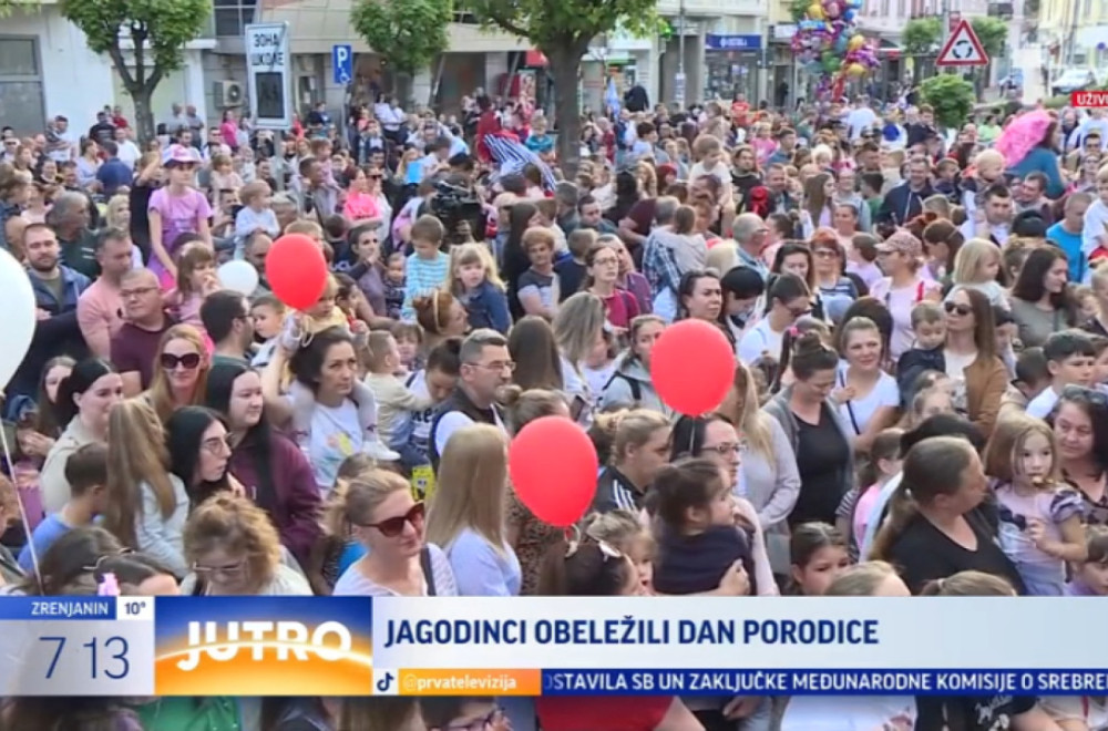 Jagodina napravila spektakl: Evo kako su proslavili Dan porodice VIDEO