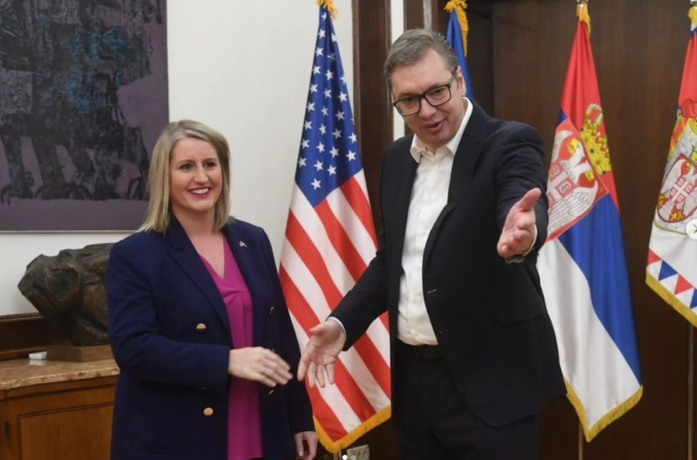 Vučić se sastao sa Elizabet Alen: Ukazao sam na pritiske sa kojima se suočavaju Srbija i Srbi FOTO
