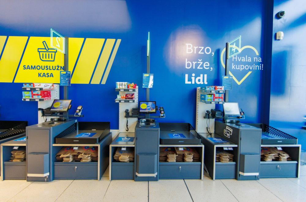 Samouslužne kase stigle u Lidl