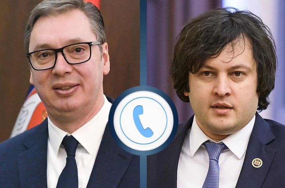 Vučić razgovarao sa premijerom Gruzije: "Upoznao sam Kobahidzea o stavu Srbije o Rezoluciji o Srebrenici"