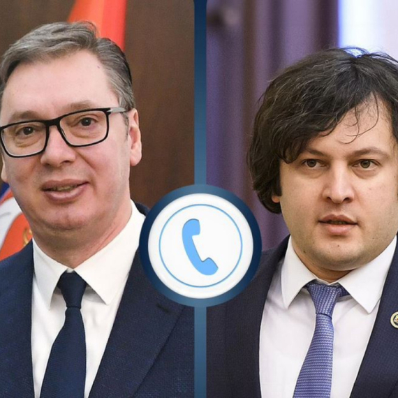 Vučić razgovarao sa premijerom Gruzije: "Upoznao sam Kobahidzea o stavu Srbije o Rezoluciji o Srebrenici"
