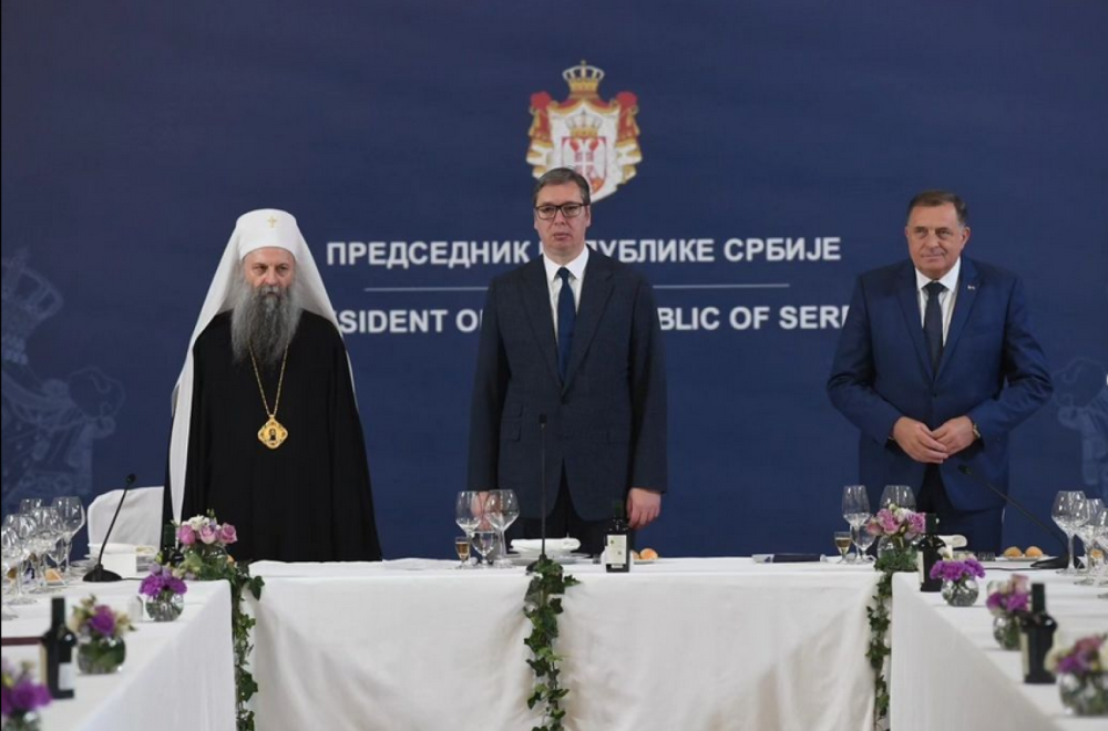 Vučić hosted Patriarch Porfirije and Dodik: We will resist and do everything for our people at KiM PHOTO