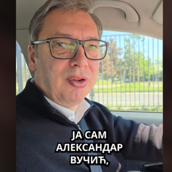 Vučić iznenadio; Našalio se i otkrio: "Ne iskradam se da vozim, nego da vidim kako idu radovi" VIDEO