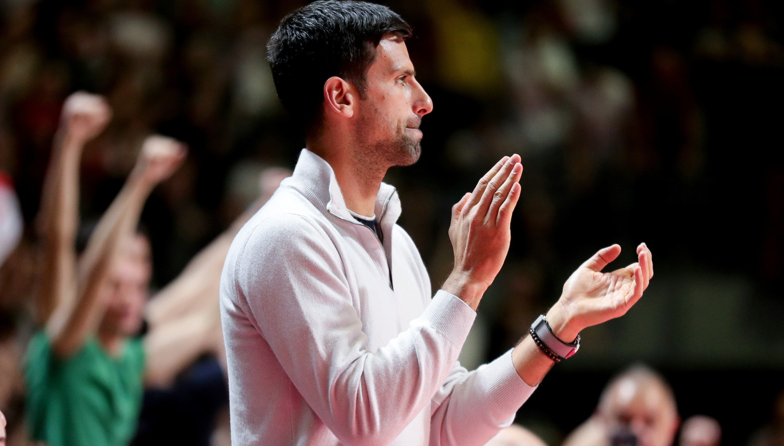 Novak gledao meč Partizana i Zvezde VIDEO