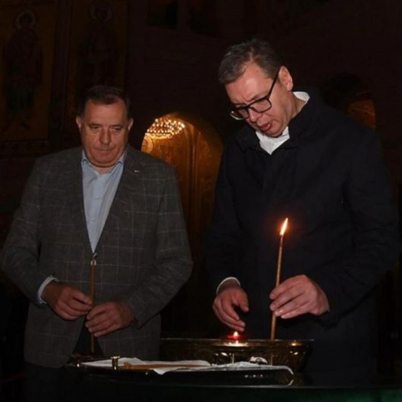 Vučić received blessing of Patriarch Porfirije prior to trip to New York: "I'm going to fight wholeheartedly"