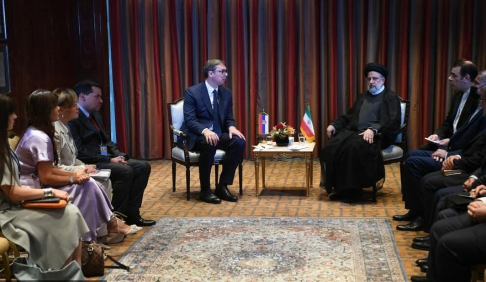 The last meeting between Vučić and Raisi took place in 2022 in New York; Here