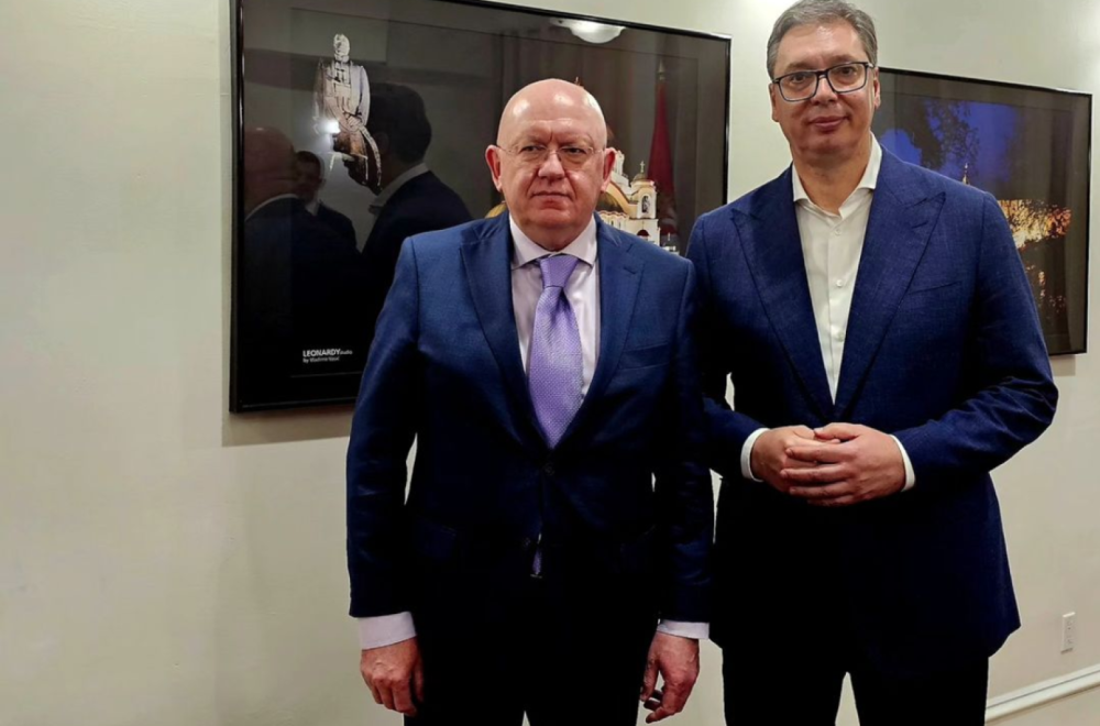 Vučić sa Nebenzjom u Njujorku: Hvala Rusiji na doslednoj podršci, Srbija ima dovoljno jakih prijatelja FOTO