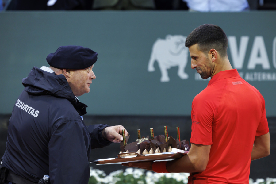 Djokovic made history on his birthday