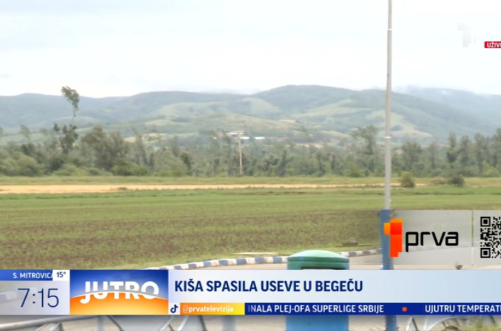 Kiša spasila useve u Begeču VIDEO