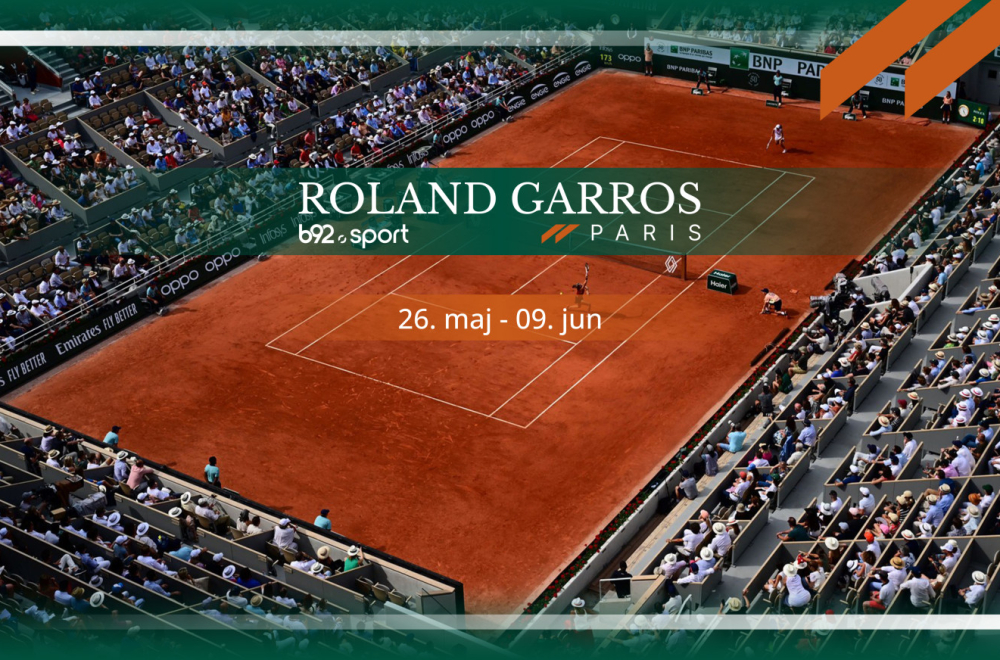 Sve će da pršti – pratite Rolan Garos uz B92.sport