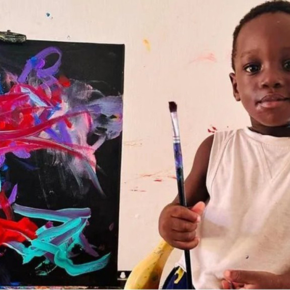 Gana i umetnost: Majka presrećna što joj je sin proglašen za najmlađeg umetnika na svetu