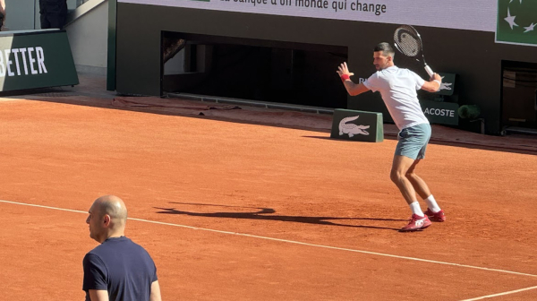 Đoković bez trenera odradio prvi trening u Parizu FOTO
