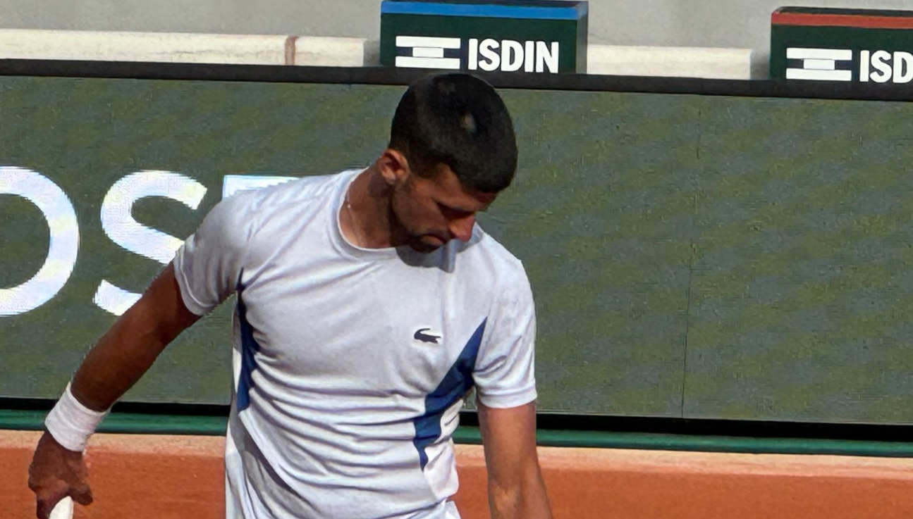 Detalj koji je promakao – evo kako izgleda Novakova glava posle incidenta u Rimu FOTO