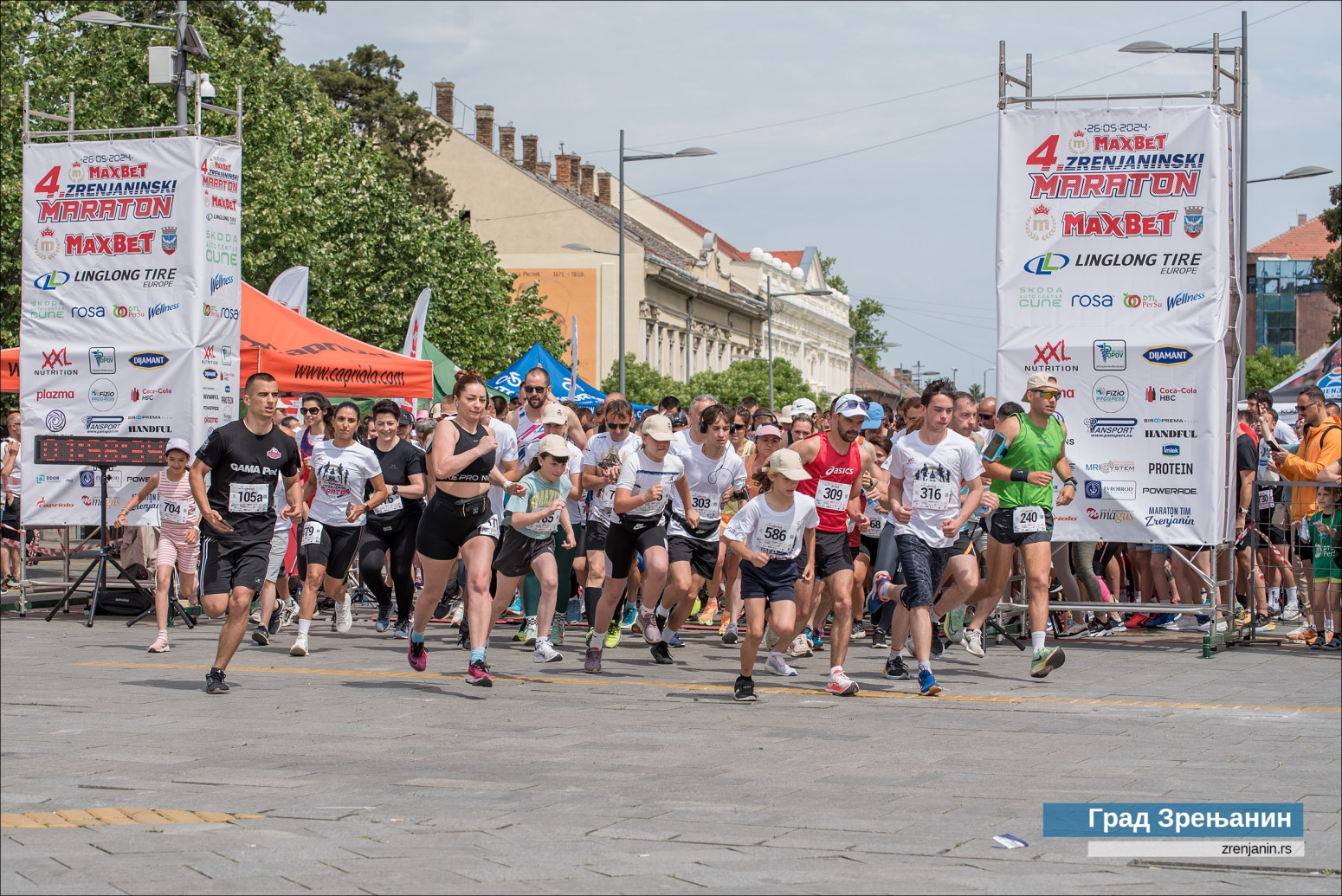 Oni su pobednici 4. Zrenjaninskog maratona FOTO