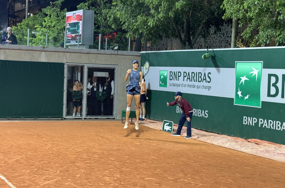 Surova Olga Danilović na startu Rolan Garosa!