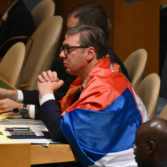 Vučić o zastavi Srbije na Generalnoj skupštini UN: To je bila moja ideja, uvek ću je nositi