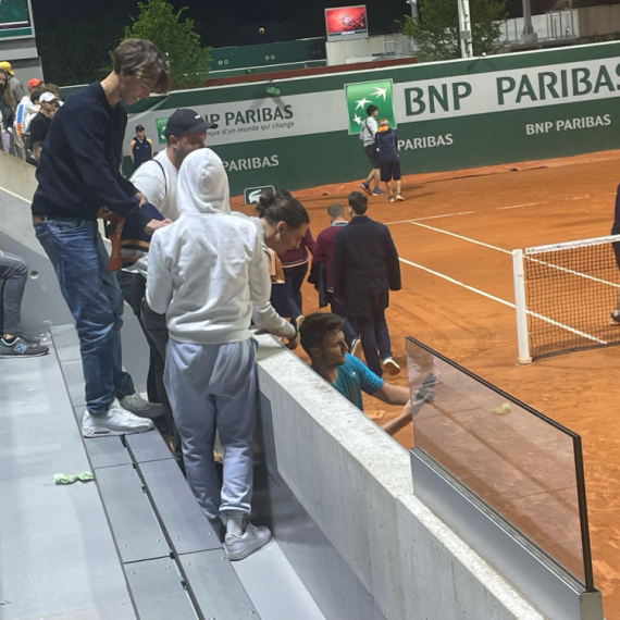 Partizanove pesme na meču Kecmanovića