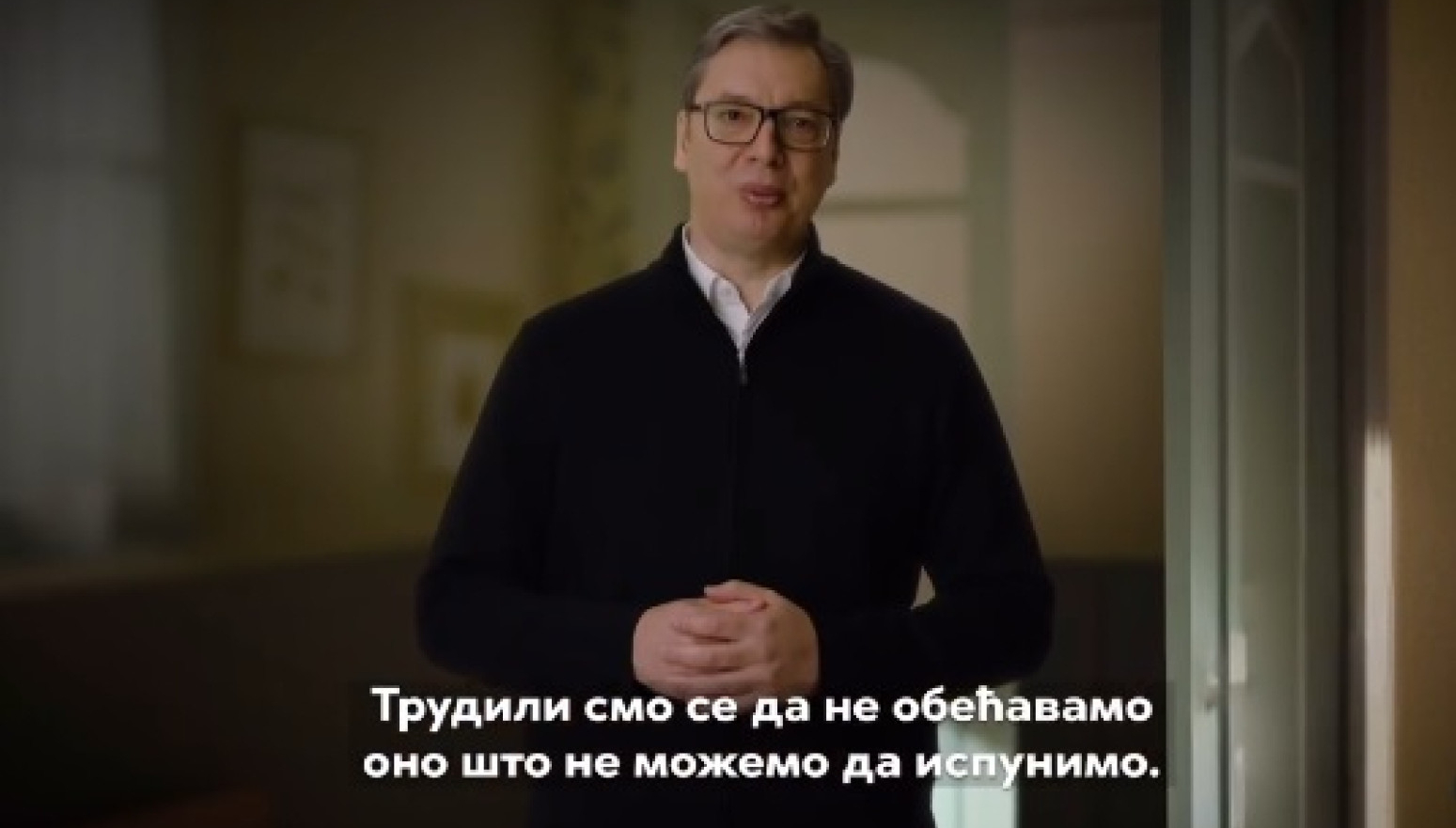 Vučić se obratio ljudima: Trudili smo se da ne obećamo ono što ne možemo da ispunimo VIDEO