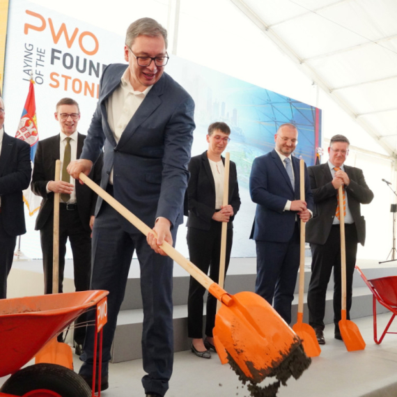 Foundation stone for the new factory was laid. Vučić: "We wanted so much to bring them here"