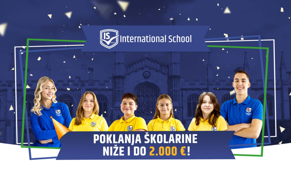 INTERNATIONAL SCHOOL SLAVI DAN ŠKOLE i poklanja velike popuste za upis osnovaca i srednjoškolaca