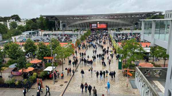 Rolan Garos u problemu VIDEO