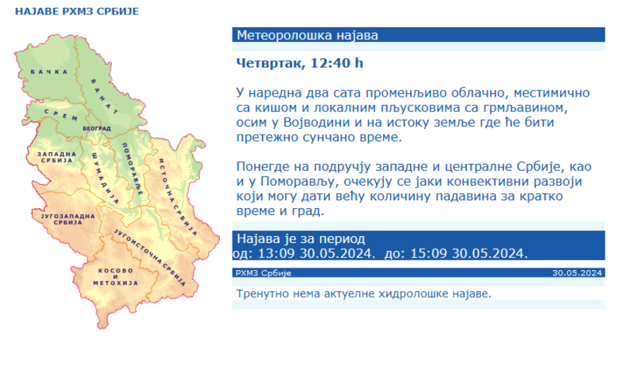 Sručilo se na Srbiju: Pljusak i grad napravili haos; Ulice poplavljene, paralisan saobraćaj VIDEO