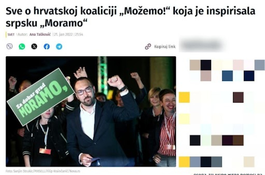 Na njih se ugledaju Lazović, Dobrica i Ćuta: Možemo uništio Zagreb, srpska opozicija sprema gori scenario