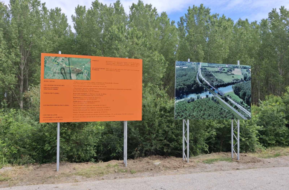 Počela izgradnja novog železničkog mosta preko Tamiša FOTO