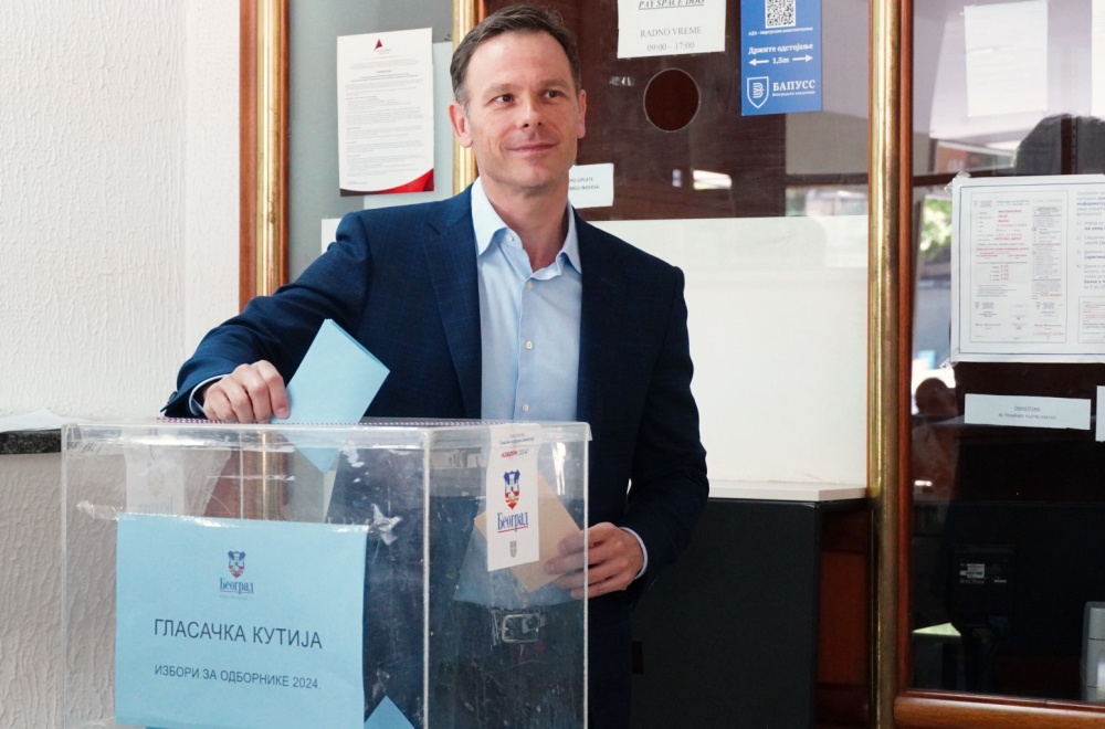 Siniša Mali glasao na Zvezdari